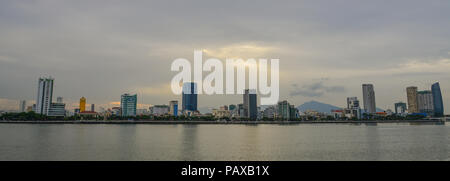 Da Nang, Vietnam - Mai 4, 2018. Stadtbild von Da Nang, Vietnam. Danang ist die drittgrößte Stadt in Vietnam, im Hinblick auf die städtische Bevölkerung und einer von Th Stockfoto