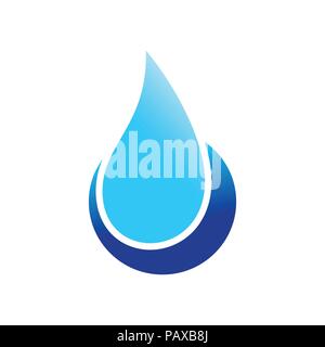 Water Drop Point Vektor Symbol Grafik Logo Design Stock Vektor