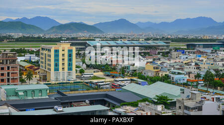 Da Nang, Vietnam - May 22, 2018. Stadtbild von Da Nang, Vietnam. Da Nang ist eine Küstenstadt in Zentralvietnam für seine Sandstrände und Geschichte bekannt. Stockfoto