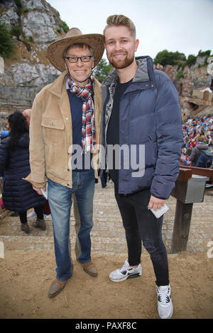 Premiere von Karl May Festspiele am Kalkfelsen, Bad Segeberg mit: Thorsten Laussch mit Sohn Jonathan Wo: Hamburg, Deutschland Wann: 23 Jun 2018 Credit: Becher/WENN.com Stockfoto