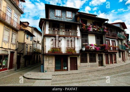 Praca de Sao Tiago - Guimaraes - Portugal Stockfoto