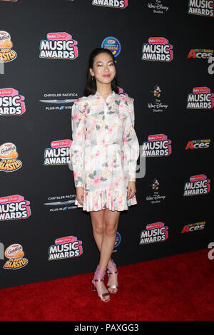 2018 Radio Disney Music Awards im Loews Hotel Hollywood in Los Angeles, Kalifornien. Mit: Madison Hu Wo: Los Angeles, Kalifornien, Vereinigte Staaten, wenn: 22 Jun 2018 Credit: Nicky Nelson/WENN.com Stockfoto