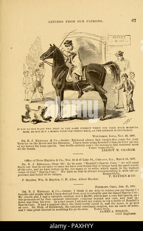 Eine Abhandlung über das Pferd und seine Krankheiten (Seite 67) Stockfoto