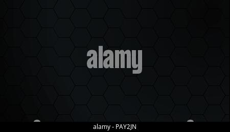 Abstrakte technologischen Hintergrund aus den Waben Stock Vektor