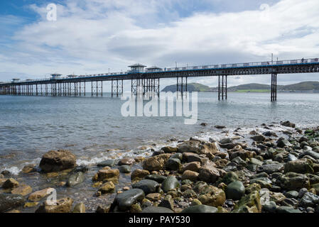 Die schönen historischen Pier in Llandudno, North Wales, UK Stockfoto