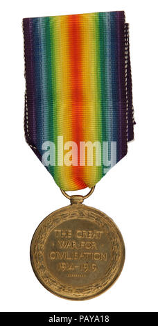 Weltkrieg einen Sieg Medaille ("wilfred") Stockfoto