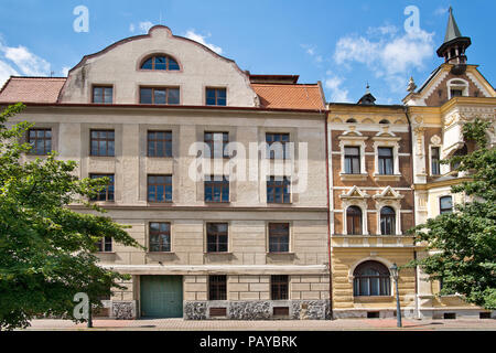 Hop Store House in saazer Stadt. Der Tschechischen Republik. Stockfoto