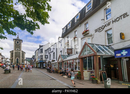 Keswick. Derwentwater. Lake District. Cumbria. North West England. Stockfoto