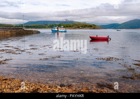 Port Appin Loch Linnhie. Argyll. Schottland. Stockfoto