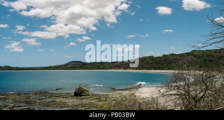 Herrlicher Panoramablick von Carrillo Strand, Costa Rica Stockfoto