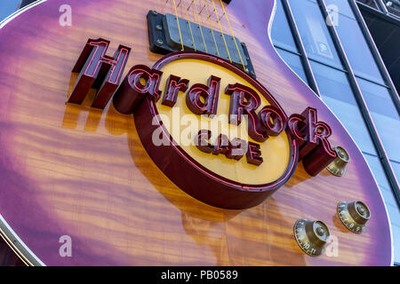 Hard Rock Cafe, Las Vegas, Nevada, Vereinigte Staaten von Amerika, Dienstag, 29. Mai 2018. Stockfoto