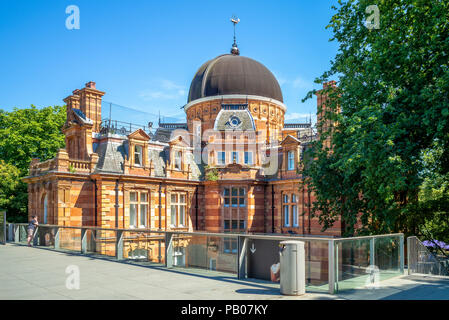 Royal Observatory Greenwich in London, England, Großbritannien Stockfoto