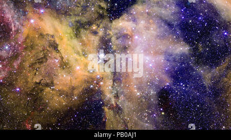 Dunkle Nebel und Sterne im Weltraum. Elemente dieses Bild von der NASA eingerichtet. Stockfoto