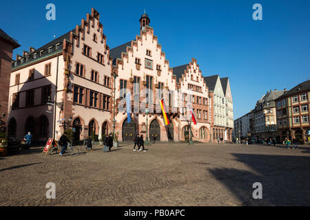 Rathaus, Römer, Frankfurt am Main, Hessen, Deutschland, Europa Stockfoto