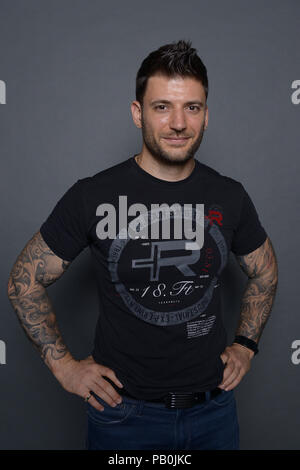 Schauspieler Stanislav Ivaneski am DraigCon Harry Potter Übereinkommen, den Printworks, Manchester. Stockfoto