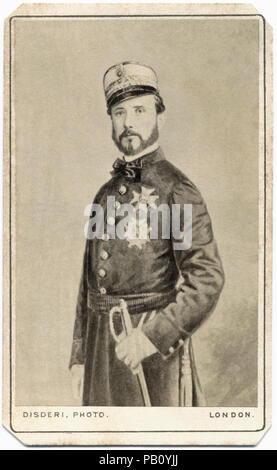 Juan Prim (1814-70), 1 Marquis von los Castillejos, spanischer General und Staatsmann, Ministerpräsident von Spanien 1869-70, Militär, Porträt, 1860 Stockfoto