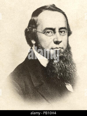 Edwin McMasters Stanton (1814-69), US-amerikanischer Rechtsanwalt und Politiker, diente als Sekretärin der Krieg unter US-Präsident Abraham Lincoln während des Amerikanischen Bürgerkrieges, Porträt, Stockfoto