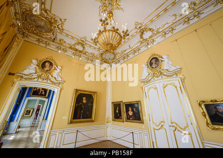 Innenraum der Eremitage. Winter Palace, St. Petersburg, Russland. Stockfoto