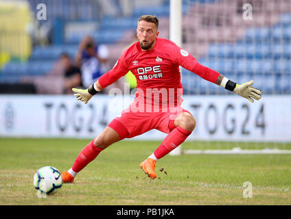 Die Huddersfield Town Ben Hamer während einer Saison Freundschaftsspiel am Kirklees Stadion, Huddersfield. Stockfoto