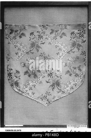 Stück. Kultur: Französisch. Maße: Gesamt: 19 x 18 cm. (48,3 x 46 cm). Datum: 1760-70. Museum: Metropolitan Museum of Art, New York, USA. Stockfoto