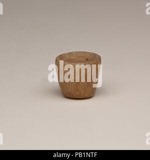 Wc-Cup. Abmessungen: H 2,6 cm (1 in.). Dynastie: Dynasty 12-13. Datum: Ca. 1981-1640 v. Chr.. Museum: Metropolitan Museum of Art, New York, USA. Stockfoto