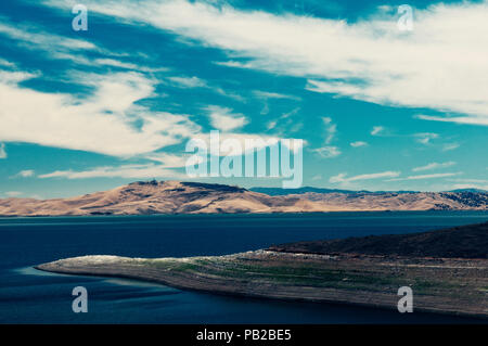 San Luis Reservoir, Merced County, Kalifornien, USA Stockfoto