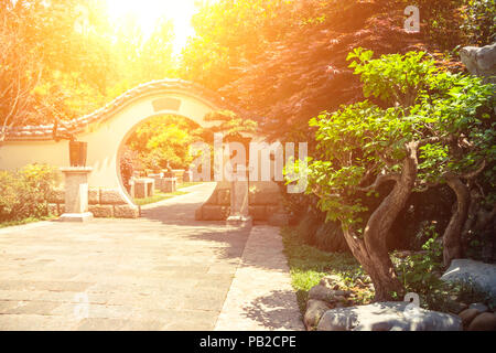 Garten in Kunming, Yunnan, China Stockfoto
