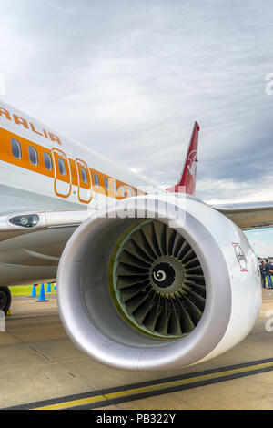 Boeing 737 Motor Stockfoto