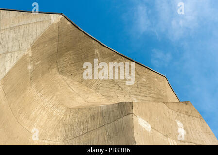 Architektonisches Detail des Goetheanum in Dornach, Schweiz Stockfoto