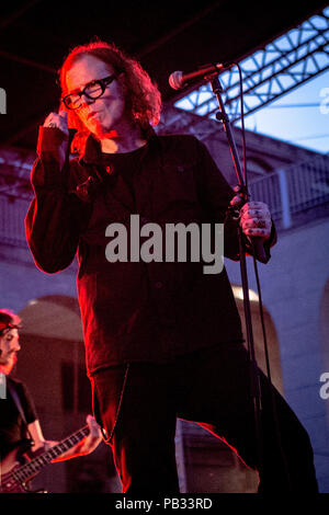 Mailand Italien vom 25. Juli 2018 Mark Lanegan live auf Reise Musik Festival 2018 Triennale Credit: Roberto Finizio / alamy Leben Nachrichten Stockfoto