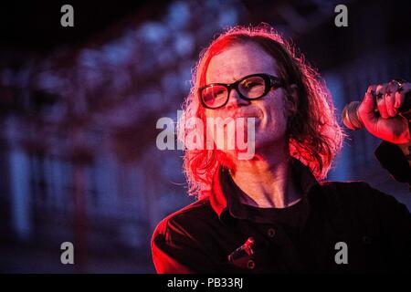 Mailand Italien vom 25. Juli 2018 Mark Lanegan live auf Reise Musik Festival 2018 Triennale Credit: Roberto Finizio / alamy Leben Nachrichten Stockfoto