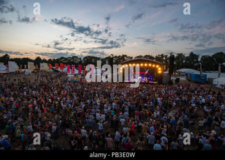 WOMAD-Festival, UK, 26. Juli 2018, Ken Boothe auf der Hauptbühne bei WOMAD-Festival 2018, Kredit: Guy Peterson/Alamy leben Nachrichten Stockfoto