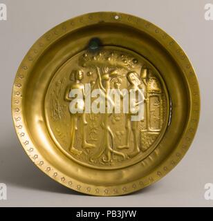 Gericht. Kultur: Deutsch. Abmessungen: Insgesamt: 9 1/2 x 2 1/8 in. (24,1 x 5,4 cm). Datum: Anfang des 16. Jahrhunderts. Museum: Metropolitan Museum of Art, New York, USA. Stockfoto