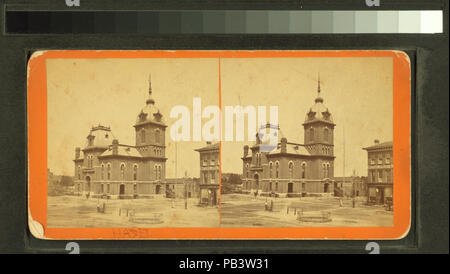 1812 Ansicht des Court House, Bibb County, Macon, GA (Nypl b 11707426-G90F 149 008 F) Stockfoto