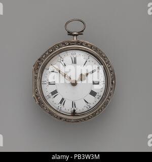 Beobachten. Kultur: Britische, London. Abmessungen: Durchmesser: 2 cm. (5,4 cm). Schöpfer: Uhrmacher: John kann (British, 1692-1715) aktiv. Datum: Ca. 1700. Museum: Metropolitan Museum of Art, New York, USA. Stockfoto