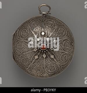 Beobachten. Kultur: Britische, London. Abmessungen: Durchmesser: 3 1/4 in. (8,3 cm). Schöpfer: Uhrmacher: Edward vor (Briten, aktive 1800-68). Datum: 19. Museum: Metropolitan Museum of Art, New York, USA. Stockfoto