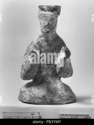 Abbildung der Entertainer. Kultur: China. Abmessungen: H.3 3/8 in. (8,6 cm). Museum: Metropolitan Museum of Art, New York, USA. Stockfoto