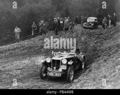 TA 1938 MG Midget, APO Langley Stockfoto