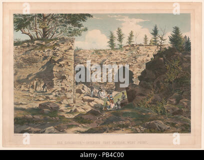 1130 alten Kasematten, Innenraum Fort Knox, West Point LCCN 2003653293 Stockfoto