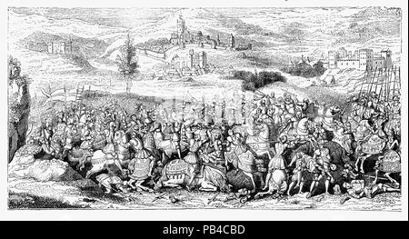 Die Schlacht von Niccolo oder Schlacht der Sporen, fand Teil der
