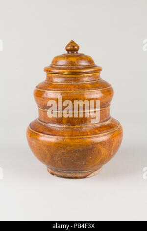 Überdachte Jar. Kultur: China. Abmessungen: H.7 1/2 in. (19,1 cm). Datum: 20. Museum: Metropolitan Museum of Art, New York, USA. Stockfoto