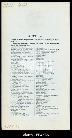 971 Mittagessen (by) ROYAL PALM HOTEL (at) "MIAMI Biscayne Bay, FL" (HOTEL gehalten ;) (NYPL Hades -275688-4000012662) Stockfoto