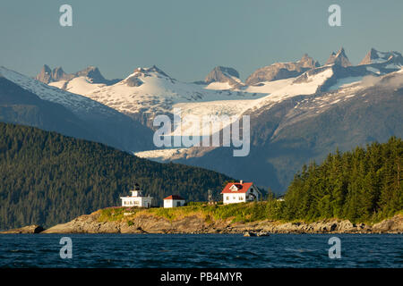 Point Retreat über Admiralty Island im Südosten Alaska. Stockfoto