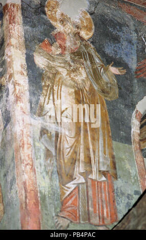 1156 Gemälde in St. Demetrius Kirche (Markova Sušica) 063 Stockfoto