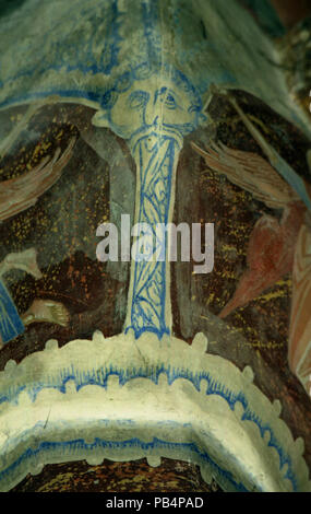 1156 Gemälde in St. Demetrius Kirche (Markova Sušica) 062 Stockfoto