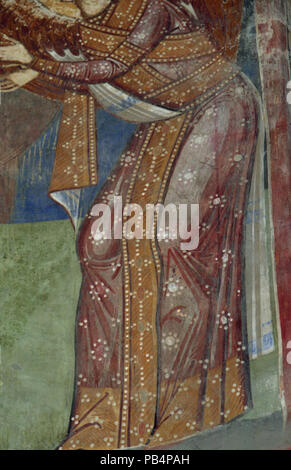 1156 Gemälde in St. Demetrius Kirche (Markova Sušica) 059 Stockfoto