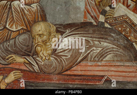 1156 Gemälde in St. Demetrius Kirche (Markova Sušica) 051 Stockfoto