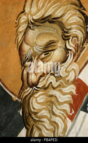 1154 Gemälde in St. Demetrius Kirche (Markova Sušica) 0110 Stockfoto