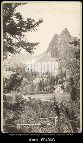 882 See Blanche, Big Cottonwood Canon (Canyon), R.G. Savage, Foto. Stockfoto