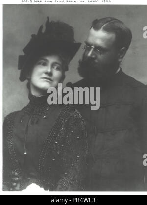 826 Jane und John Philip Sousa Stockfoto